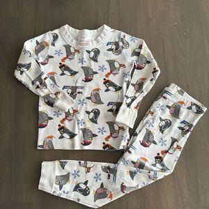 Hanna Andersson size 4 Penguin Long John Pajamas